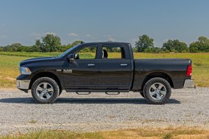 Ram 1500 Side Window Deflectors - Rough Country - In Channel - '11-'18